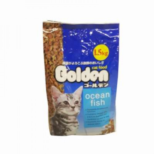 GOLDEN CAT FOOD OCEAN FISH  1.5KG