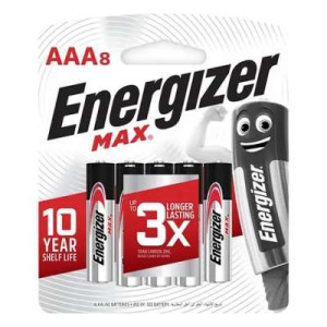 ENERGIZER ALKALINE AAA E92BP8 8S