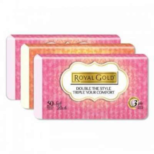 ROYAL GOLD TWIN TONE TRAVEL PACK 3PLY 50S*3