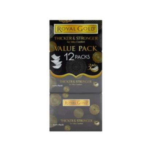 ROYAL GOLD LUXURIOUS WHITE TRAVEL PACK 50S*12