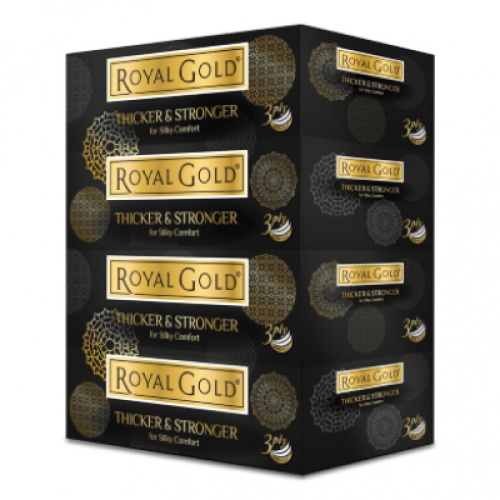 ROYAL GOLD LUXURIOUS WHITE 3 PLY 80S*4