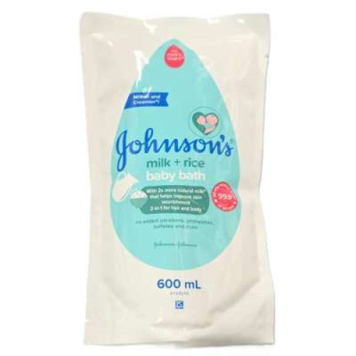J.BABY BATH-MILK REFILL 600ML