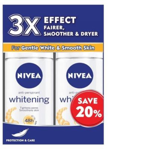NIVEA (F) EXT WHITEN R.O @20% TP 50ML*2