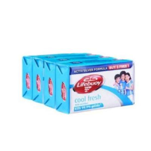 LIFEBUOY BAR SOAP COOL FSH 4X100G
