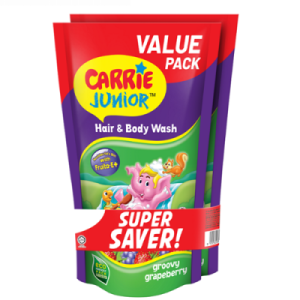 CARRIE JR BB HAIR&BODY G.GRAPEBERRY 500G*2