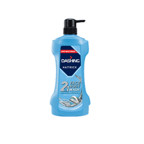 DASHING 2 IN 1 FACE & BODY WASH-HATTRICK 700G