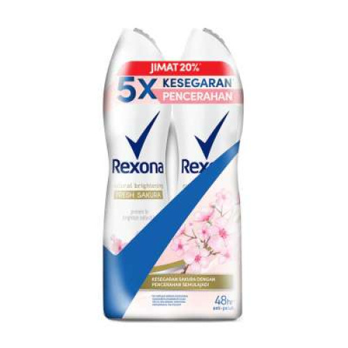 REXONA (W) WHITE FRESH SAKURA SPRAY 150ML*2