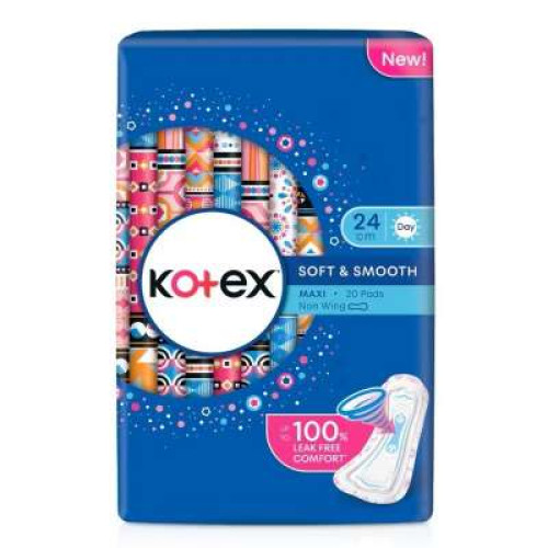 KOTEX SOFT & SMOOTH MAXI 20S