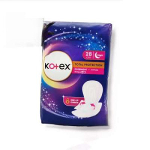 KOTEX OVERNIGHT WING PAG 28CM 14'S