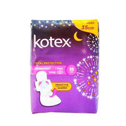KOTEX OVERNIGHT PAG EXT LONG 35CM 7S