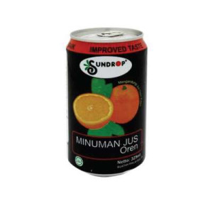 SUNDROP ORANGE CAN JUICE 300ML
