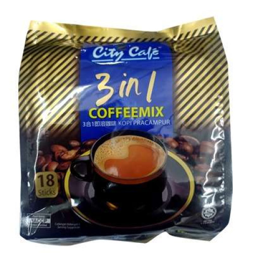 CITY CAFE 3IN1 INST COFFEE 19G*16's*24