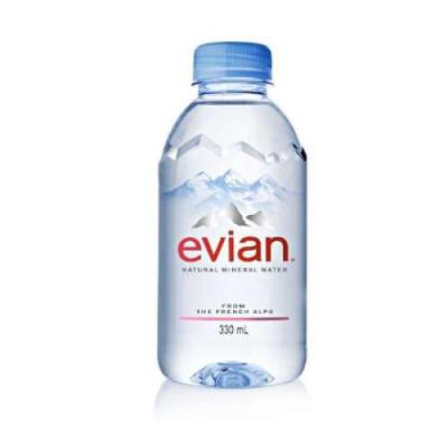 EVIAN MINERAL WATER 330ML