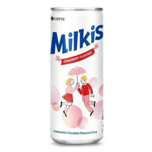 LOTTE MILKIS STRAWBERRY 250ML