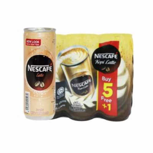 NESCAFE LATTE CAN 240ML*5+1