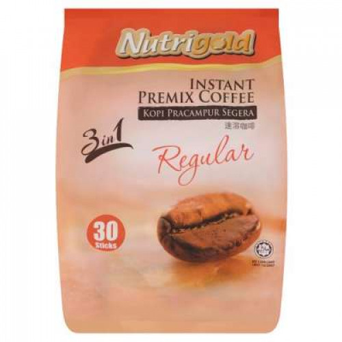 NUTRIGOLD INST PREMIX COFFEE 3IN1 REG 20G*30