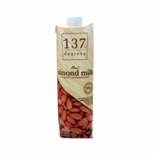 137 DEGREES ALMOND MILK UNSWEETENED 1L 137 DEGREES ALMOND MILK UNSWEETENED 1L