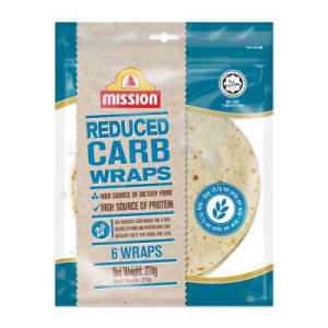 MISSION WRAPS REDUCED CARB 270G