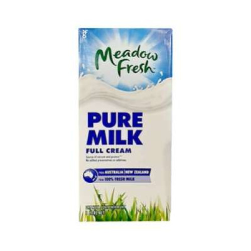 MEADOW FRESH UHT MILK FULL CREAM 1L (NZ) X12