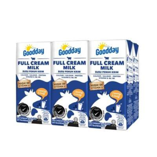 GOODDAY UHT FULL CREAM MILK 200ML*6