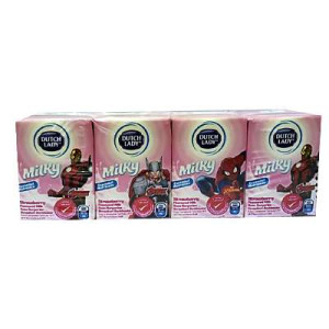 DUTCH LADY MILKY MARVEL STRAWBERRY 125ML*4 DUTCH LADY MILKY MARVEL STRAWBERRY 125ML*4