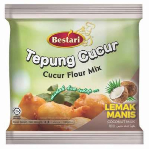 BESTARI TEPUNG CUCUR-COCONUT MILK 160G BESTARI TEPUNG CUCUR-COCONUT MILK 160G
