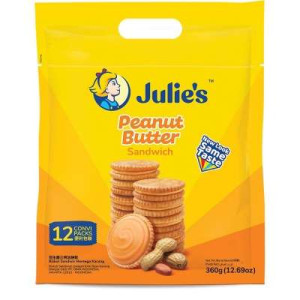 JULIE'S PEANUT BUTTER SANDWICH 360G
