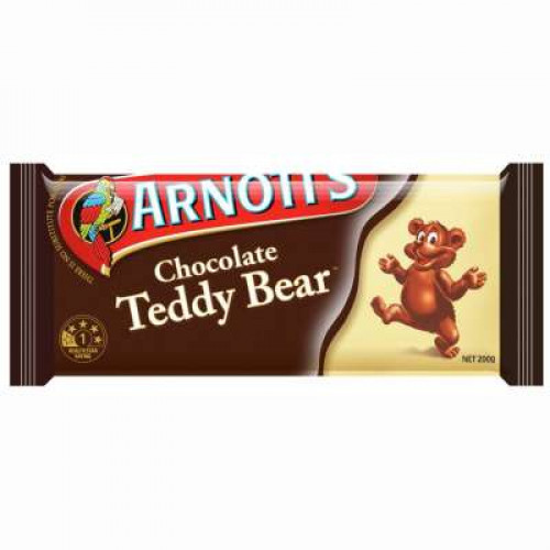 ARNOTT'S CHOCOLATE TEDDY BEAR 200G