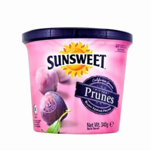 SUNSWEET PITTED CANISTER PRUNE 340G