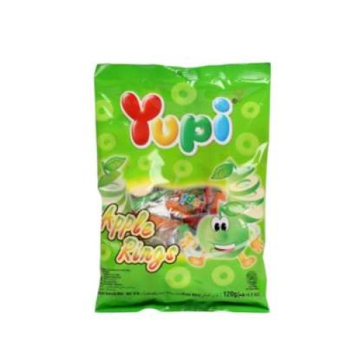 YUPI APPLE RINGS 120G