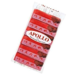 APOLLO MILK CHOCO WAFER CREAM (1011) 12G*12'S APOLLO MILK CHOCO WAFER CREAM (1011) 12G*12'S