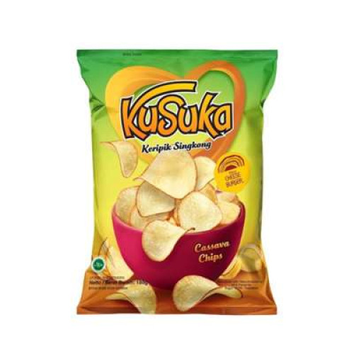 KUSUKA CHEESE BURGER KERIPIK 180G