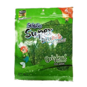 SELECO SUPER BIG BITE SEAWEED ORIGINAL 40G SELECO SUPER BIG BITE SEAWEED ORIGINAL 40G