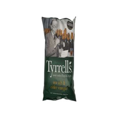 TYRRELLS CHIPS CIDER VINEGAR 150G