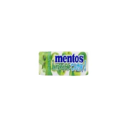 MENTOS INCREDIBLE CHEW-GREEN APPLE 45G