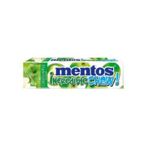 MENTOS INCREDIBLE CHEW-GREEN APPLE 45G