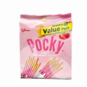GLICO POCKY FAMILY PACK STRAWBERRY 168G GLICO POCKY FAMILY PACK STRAWBERRY 168G