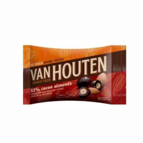 VAN HOUTEN SEMI SWEET ALMOND DRAGEES 80G