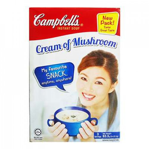 CAMPBELL'S CREAM OF MUSHROOM 21.1G*3