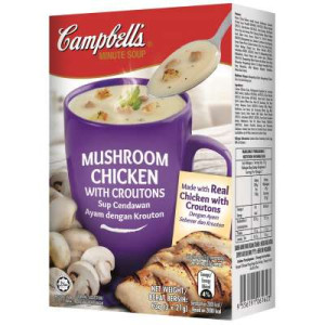 CAMPBELL'S MUSHROOM CHICKEN WCROUTONS 21G CAMPBELL'S MUSHROOM CHICKEN WCROUTONS 21G