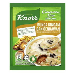 KNORR BUNGA KINCAN & CENDAWAN SOUP MIX 43G