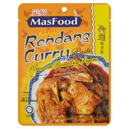MASFOOD INST RENDANG CURRY PASTE 200G