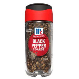 MCCORMICK BLACK PEPPER COARSE 37G