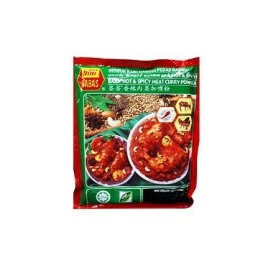 BABAS HOT & SPICY MEAT CURRY POWDER 250G