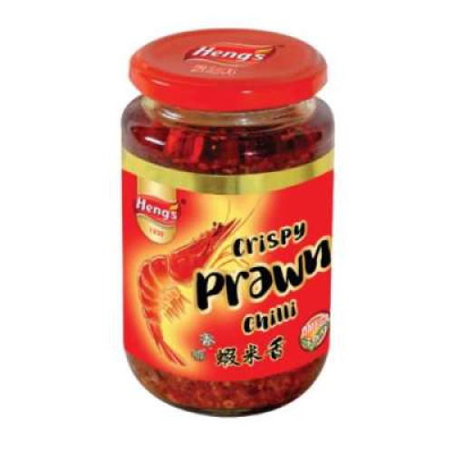 HENG'S CRISPY PRAWN CHILI ORIGINAL 340G