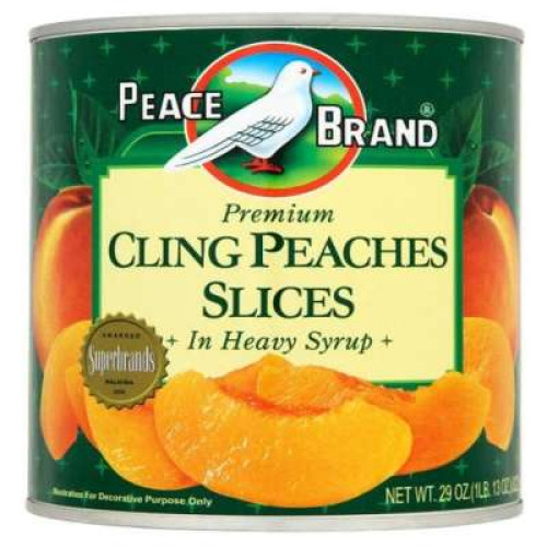 PEACE PEACHES SLICED IN SYRUP 822G