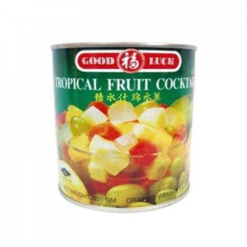 GOOD LUCK TROPICAL FRUIT COCKTAIL(M) 565G