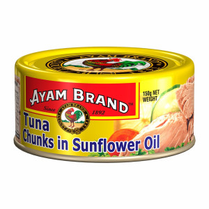 AYAM BRAND CHUNKS TUNA SUNFLOWER OIL 150G AYAM BRAND CHUNKS TUNA SUNFLOWER OIL 150G