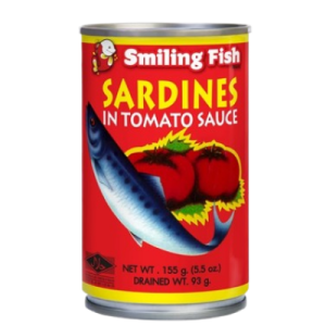 SMILLING FISH SARDINES IN TOMATO 155G SMILLING FISH SARDINES IN TOMATO 155G