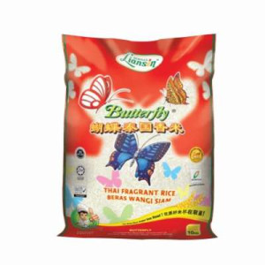 LIANSIN BUTTERFLY THAI FR. RICE 10KG LIANSIN BUTTERFLY THAI FR. RICE 10KG